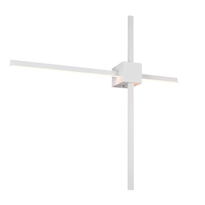 Weiße Wandleuchte Modern, Tsjerk, 3-stufig dimmbar