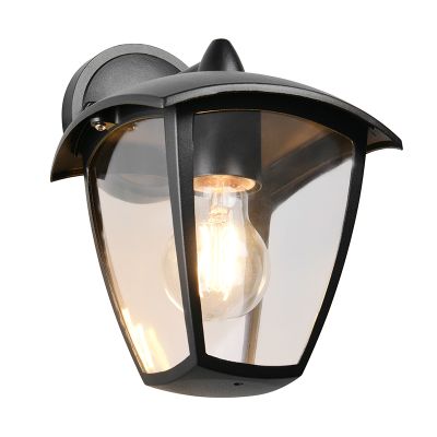 Schwarze Außenleuchte Modern, Samatar, IP44
