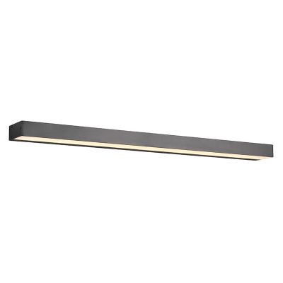 Schwarze Wandleuchte Badezimmer Modern, Basma, 13W, 3000K LED, IP44