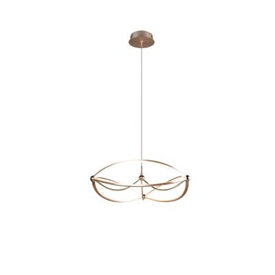Messing Pendelleuchte Modern, Remy, 42W, 3000K LED
