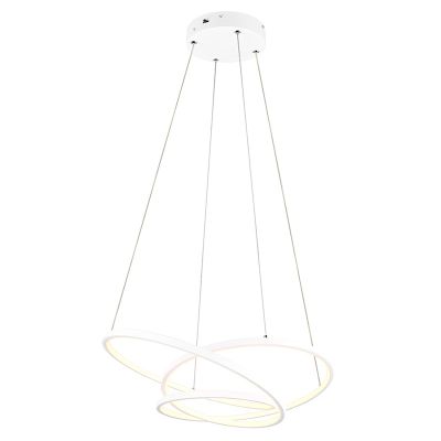 Weiße Pendelleuchte Design, Teodore, 34W, White Switch LED, 3-stufig dimmbar