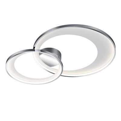 Chrom Deckenlampe Modern, Kendi, 36W, 3000K LED
