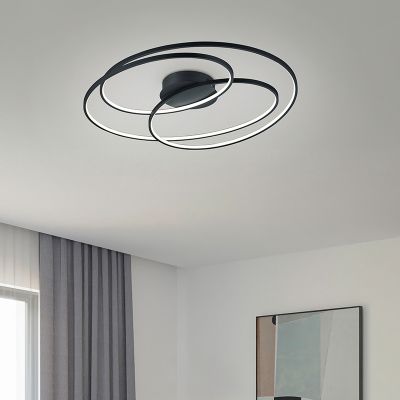 Schwarze Deckenlampe Modern, Sabra, 50W, 3000K LED