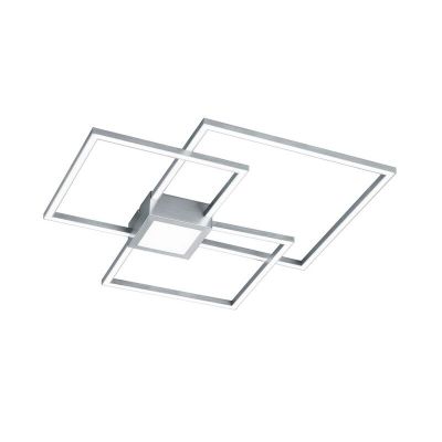 Nickel Deckenlampe Modern, Kimoni, 38W, 3000K LED