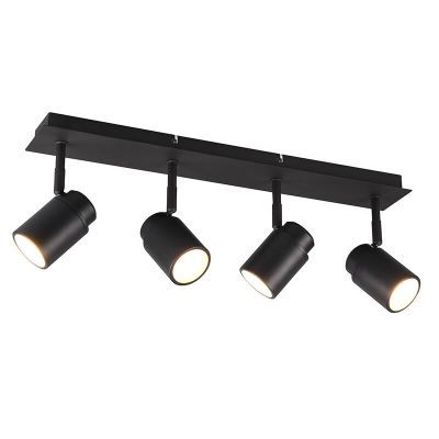 Schwarze Deckenstrahler Badezimmer Modern, Nelis, IP44