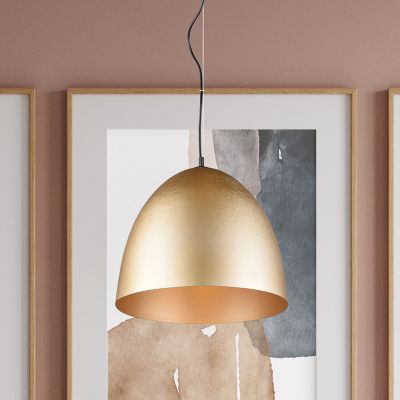 Messing Pendelleuchte Halbkugel Modern, Ingmar