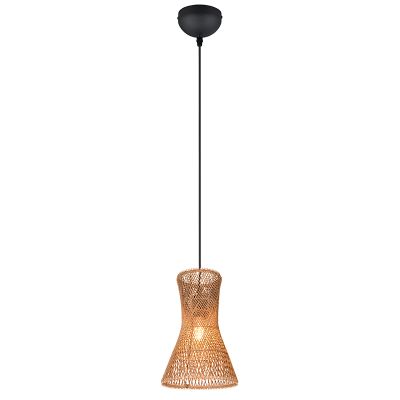 Papier Pendelleuchte Braun, Qasim