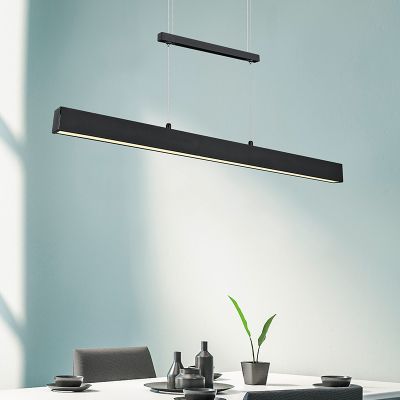 Schwarze Pendelleuchte Modern, Dinant, 21W, 3000K LED