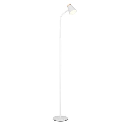 Weiße Stehlampe Modern, Rahul, 4,5W, 3000K LED, mit Schalter