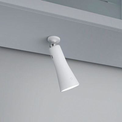 Weiße Tischleuchte Metall, Remko, 2W, 3000K LED, mit Touch-Dimmer