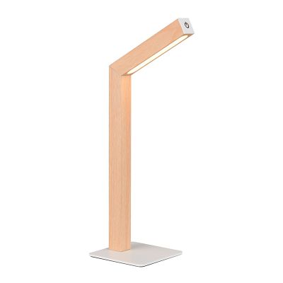 Holz aufladbare Tischlampe Modern, Reijer, 2W, 3000K LED, mit Touch-Dimmer