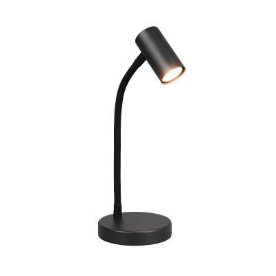Schwarze Tischleuchte Modern, Suradj, mit Schalter