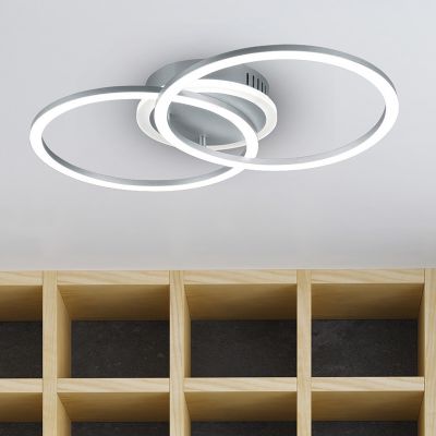 Taupe Deckenlampe Modern, Semira, 25W, 3000K LED