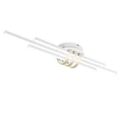 Weiße Deckenlampe Modern, Saloua, 20W, 4000K LED, 3-stufig dimmbar