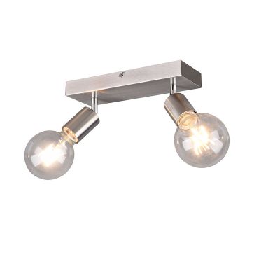Nickel Deckenstrahler Modern, Odin, mit Schalter