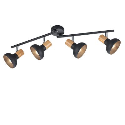Schwarze Deckenstrahler Modern, Toos
