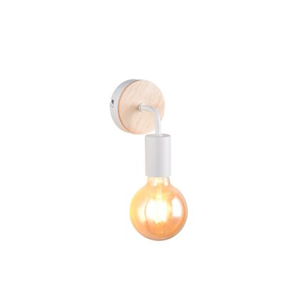 Weiße Wandleuchte Vintage, Simran