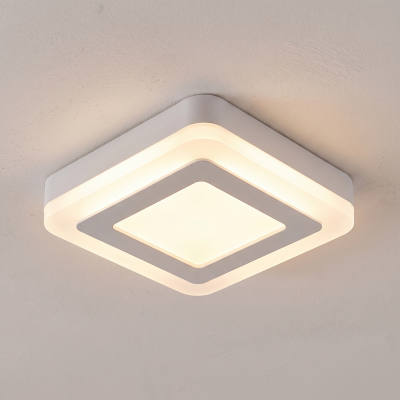 Kunststoff Galerie Beleuchtung Weiß, Haley, 8W, 3000K LED, IP54