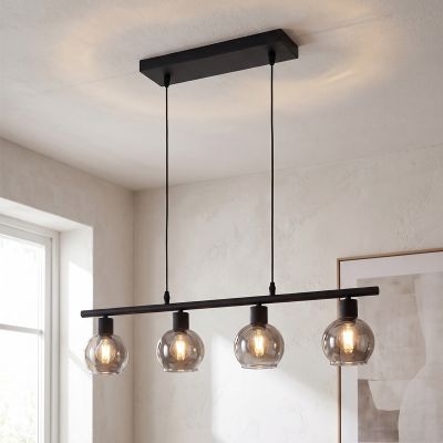 Moderne Pendelleuchte Grau, Avery