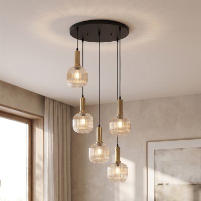 Design Pendelleuchte Bernstein, Charlois
