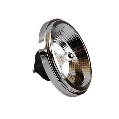 LED Lampe AR111, Glas, grau