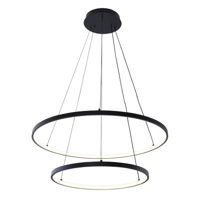 Design Pendelleuchte Schwarz, Kubra, 50W, warm- bis kaltweiß einstellbare LED