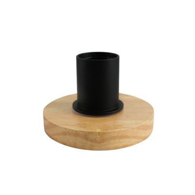 Holz Tischlampe ohne Schirm, Rika