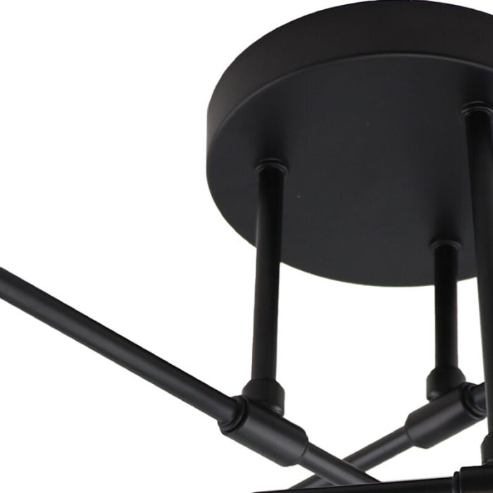 Moderne Deckenleuchte Schwarz, Amos
