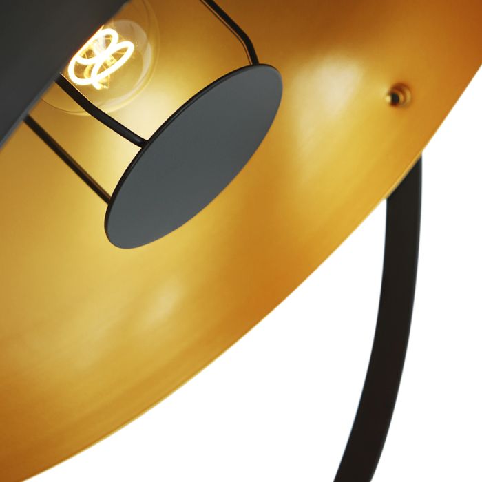 Moderne Stehlampe Gold, Brenna