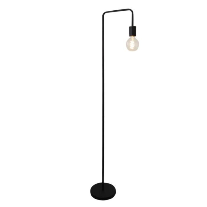 Moderne Stehlampe Schwarz, Carlos, mit Schalter