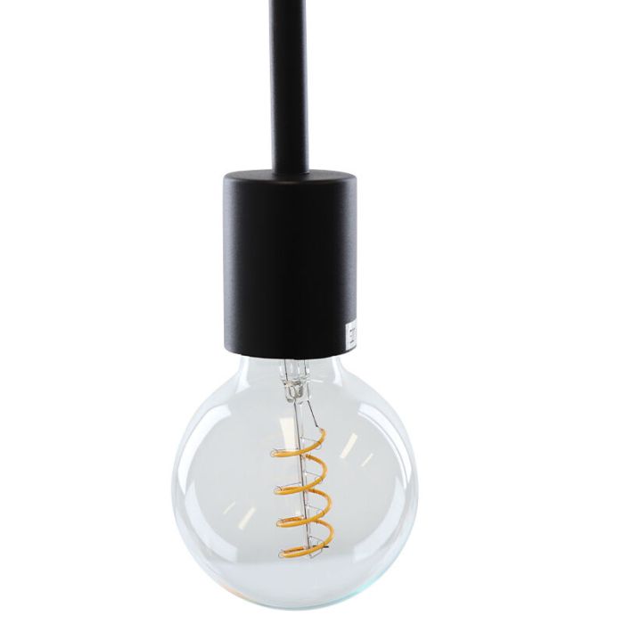 Moderne Stehlampe Schwarz, Carlos, mit Schalter