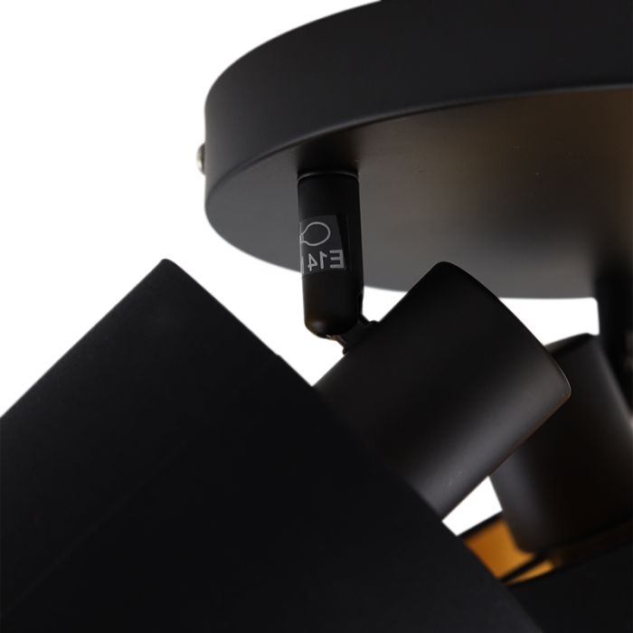 Schwarze Deckenstrahler Modern, Koge
