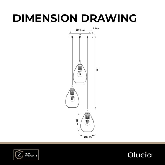 Design Pendelleuchte Grau, Evito