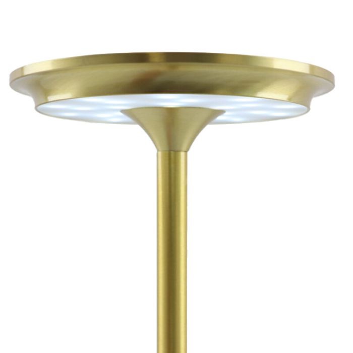 Moderne aufladbare Tischlampe Gold, Arvind, 3W, warm- bis kaltweiß einstellbare LED, mit Schalter