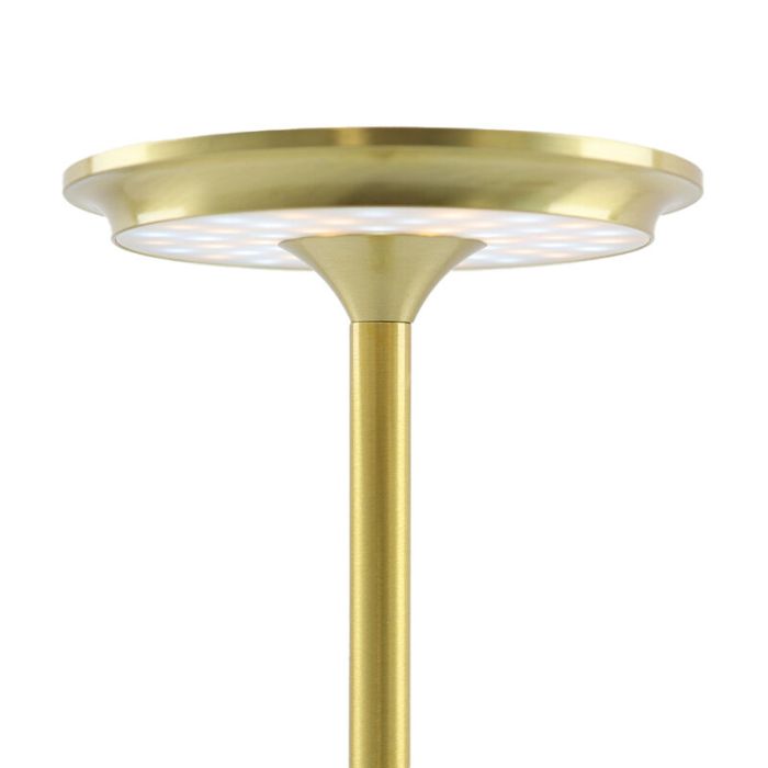Moderne aufladbare Tischlampe Gold, Arvind, 3W, warm- bis kaltweiß einstellbare LED, mit Schalter