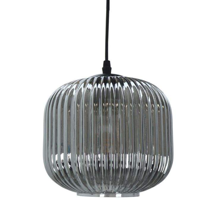 Retro Pendelleuchte Grau, Charlois