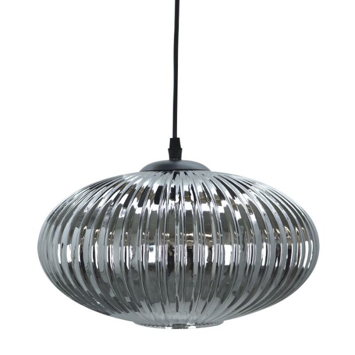Retro Pendelleuchte Grau, Charlois