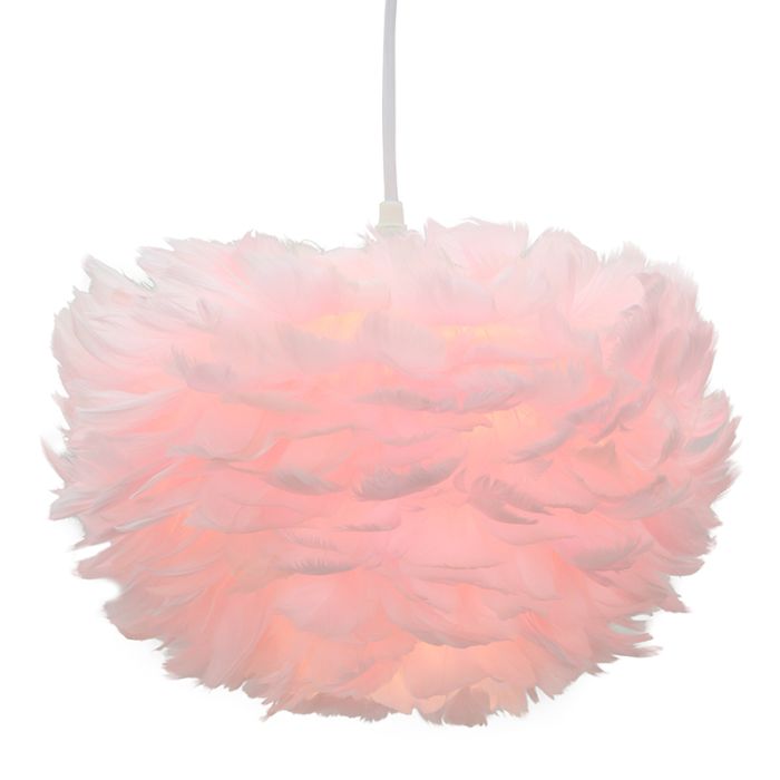 Stoff Pendelleuchte Rosa, Suzie