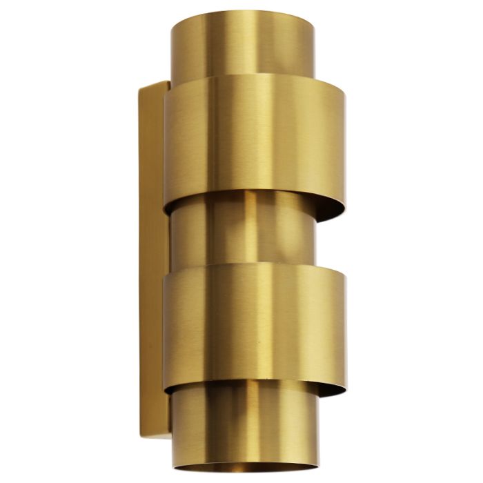 Moderne Wandleuchte Messing, Ludo