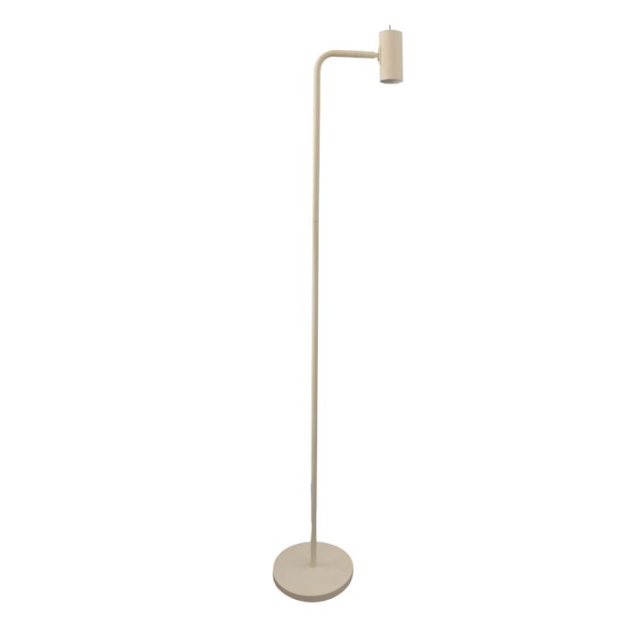 Moderne Stehlampe Beige, Carlos, mit Schalter