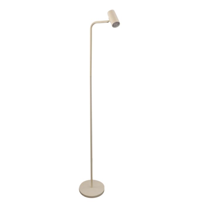 Moderne Stehlampe Beige, Carlos, mit Schalter