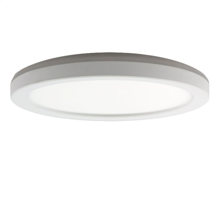 Kunststoff Badezimmer Deckenleuchte Weiß, Shivani, 8W, 3000K LED, IP44