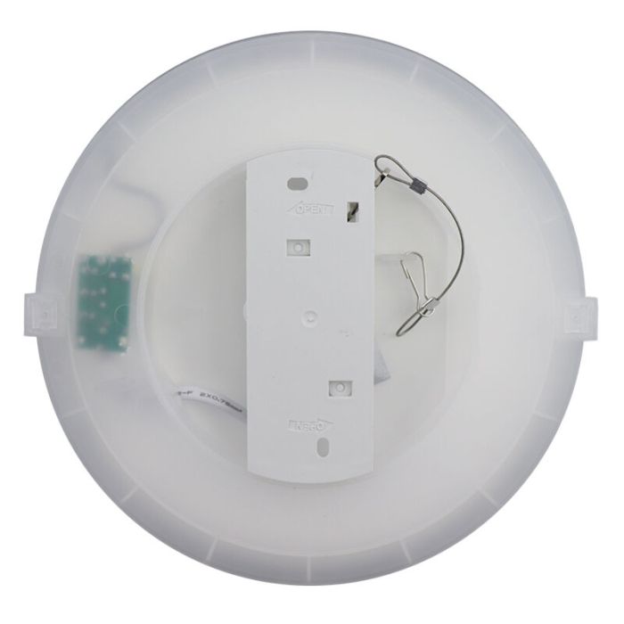 Kunststoff Badezimmer Deckenleuchte Weiß, Shivani, 8W, 3000K LED, IP44