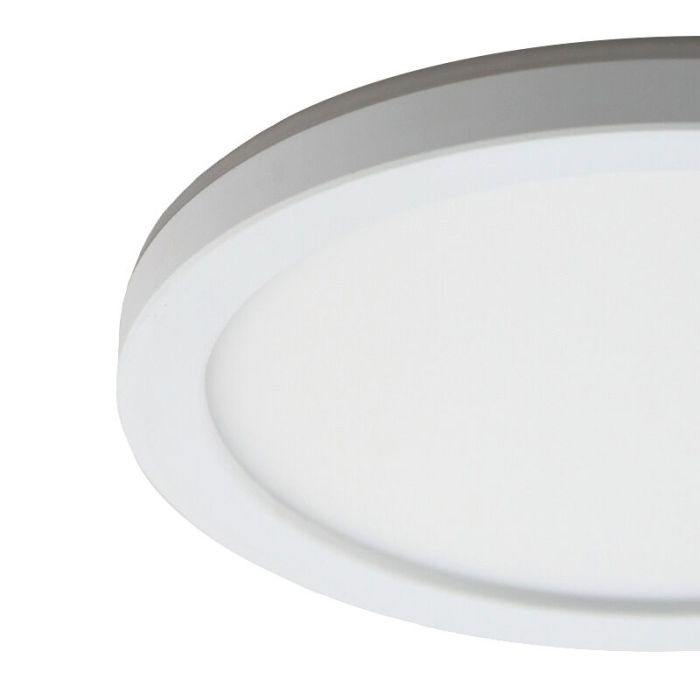 Kunststoff Badezimmer Deckenleuchte Weiß, Shivani, 8W, 3000K LED, IP44