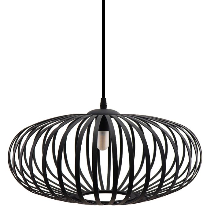 Industrielle Badezimmer Pendelleuchte Schwarz, Lieve, IP44