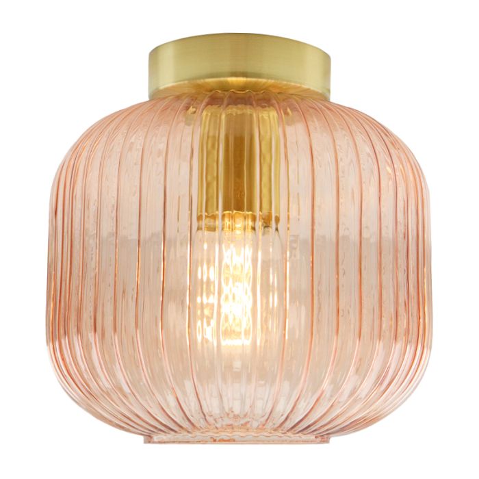 Retro Deckenleuchte Pink, Charlois