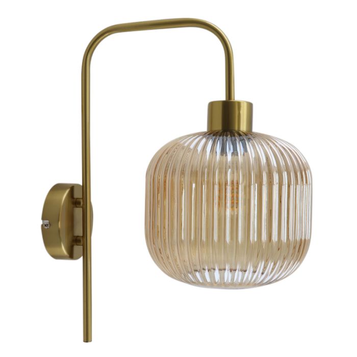 Design Wandleuchte Bernstein, Charlois