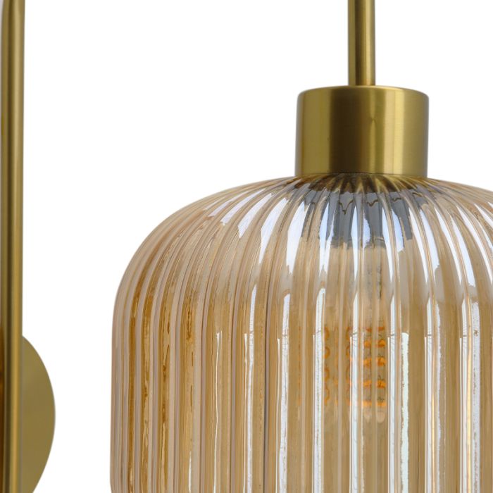 Design Wandleuchte Bernstein, Charlois