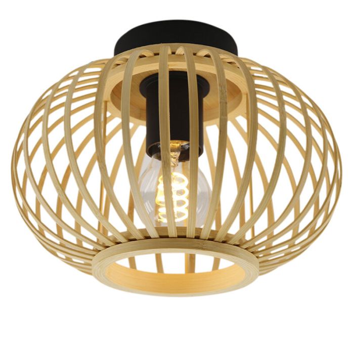 Bambus Deckenlampe Braun, Lieve