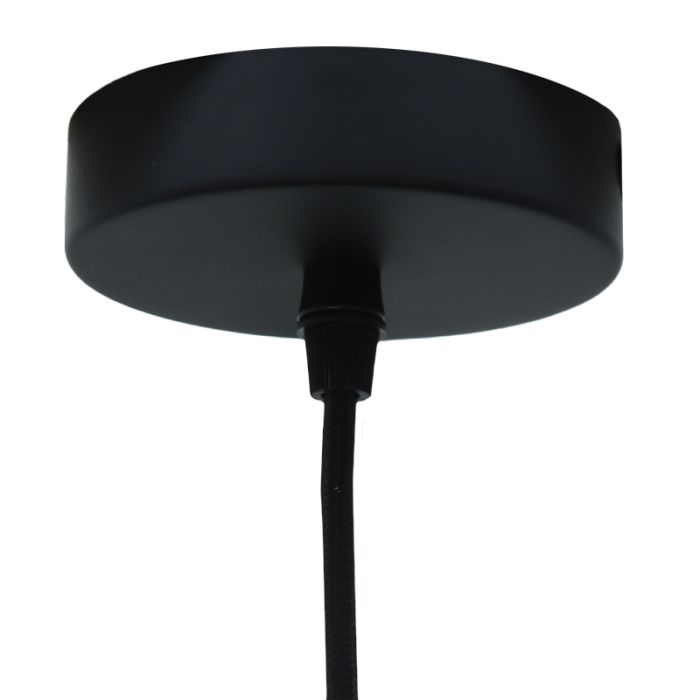 Rattan Pendelleuchte Grau, Roza